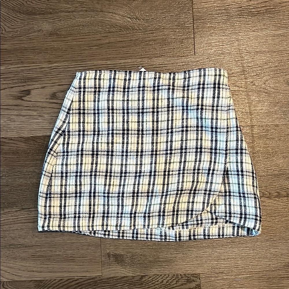 NWT Abercrombie Plaid Skort